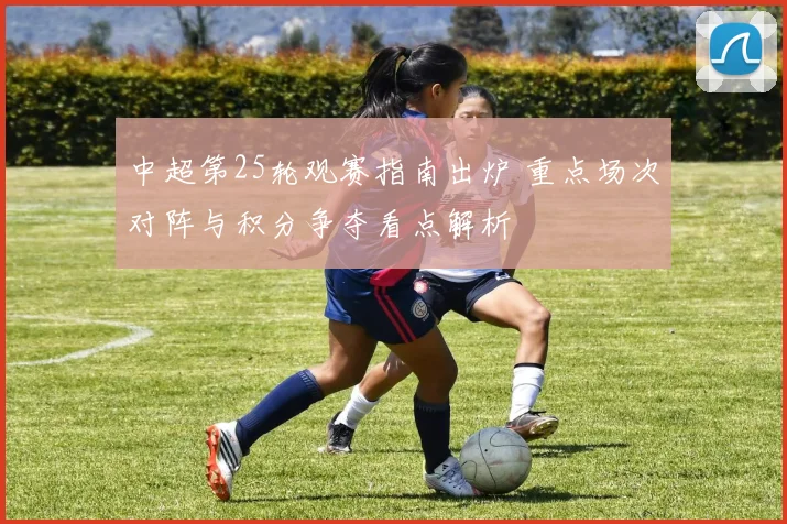 中超第25轮观赛指南出炉 重点场次对阵与积分争夺看点解析